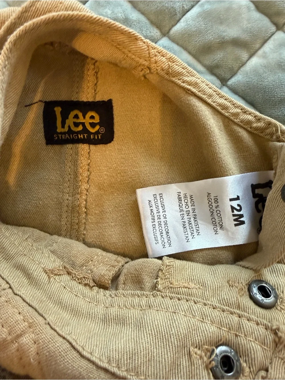 Vintage Lee Toddler Overalls - size 12m